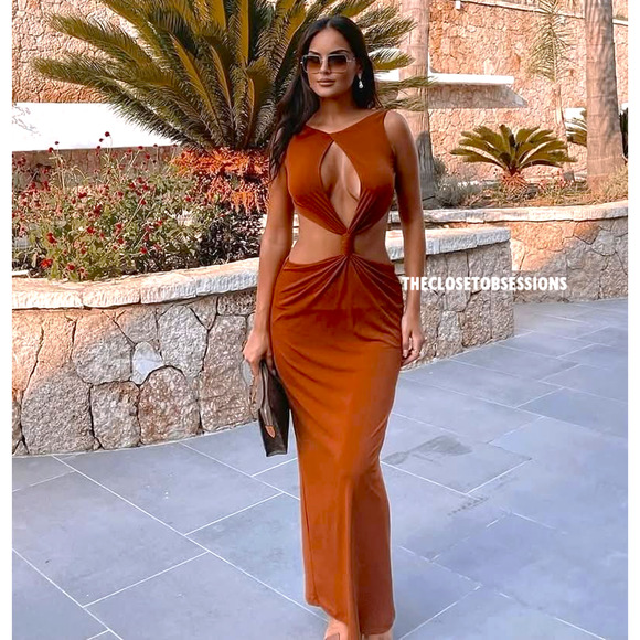 ZARA BLOGGER FAVE!!! Long Dress with Front Knot NWT - Picture 16 of 16